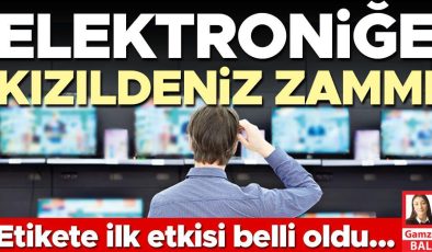 Elektroniğe Kızıldeniz zammı