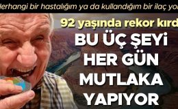 92 yaşında Guinness Rekorlar Kitabı’na girdi! Sağlıklı olmasını sağlayan üç şeyi açıkladı ‘Şu an herhangi bir hastalığım ya da kullandığım bir ilaç yok’