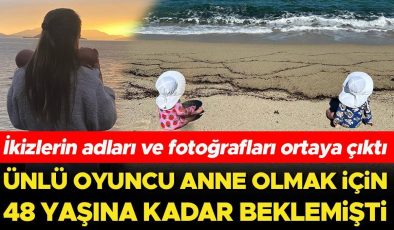 Ünlü oyuncu 48 yaşında anne olmuştu… İkizlerden fotoğraf geldi: İsimleri ortaya çıktı