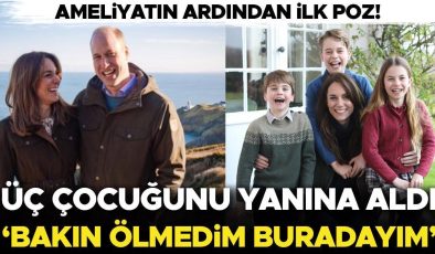 Herkes artık öldüğüne ikna olmuştu… Fotoğrafı prens kocası çekmiş: Kate Middleton üç çocuğuyla birlikte mutluluk pozu verdi