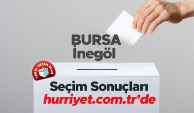BURSA – İnegöl SEÇİM SONUÇLARI EKRANI 2024 | Bursa, İnegöl 31 Mart belediye yerel seçim sonuçları ve oy oranları Hurriyet.com.tr seçim sayfasında olacak