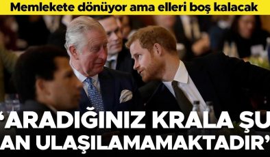 Asi prens memleketine gidiyor ama elleri yine boş kalacak… Charles’tan oğluna soğuk duş: Babanız sizi göremeyecek kadar meşgul!