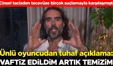 Cinsel tacizden tecavüze sayısız suçlamayla karşılaşmıştı… Ünlü oyuncudan tuhaf açıklama: Vaftiz edilip kurtuldum