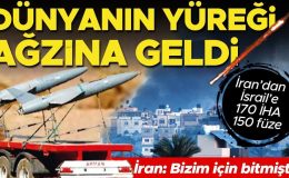 İran’dan İsrail’e ateş yağmuru! 170 İHA 30 seyir füzesi 120 balistik füze