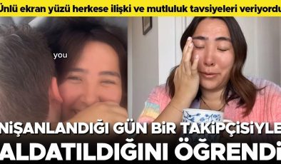 Ünlü ekran yüzü herkese ilişki tavsiyesi veriyordu… Nişanlandığı gün aldatıldığını öğrendi