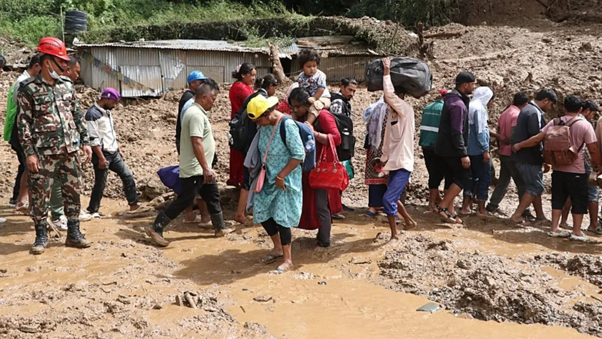 Nepal’de yoğun yağış: Başkent sular altında